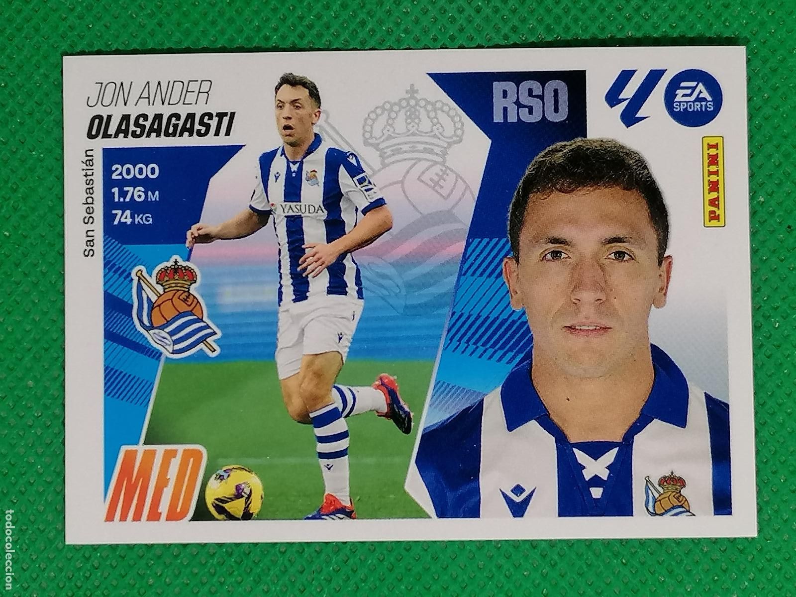 Cromos de f&uacute;tbol: 14 B 14B JON ANDER OLASAGASTI REAL SOCIEDAD ⚽ PANINI LIGA ESTE 25 26 2025 2026 ⚽