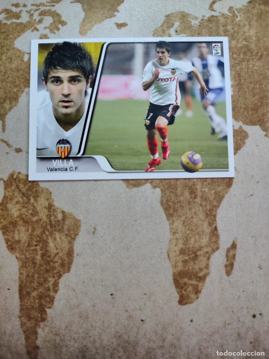 Cromos de f&uacute;tbol: Ediciones Estadio Valencia 72 VILLA 2007-08 - Foto 1