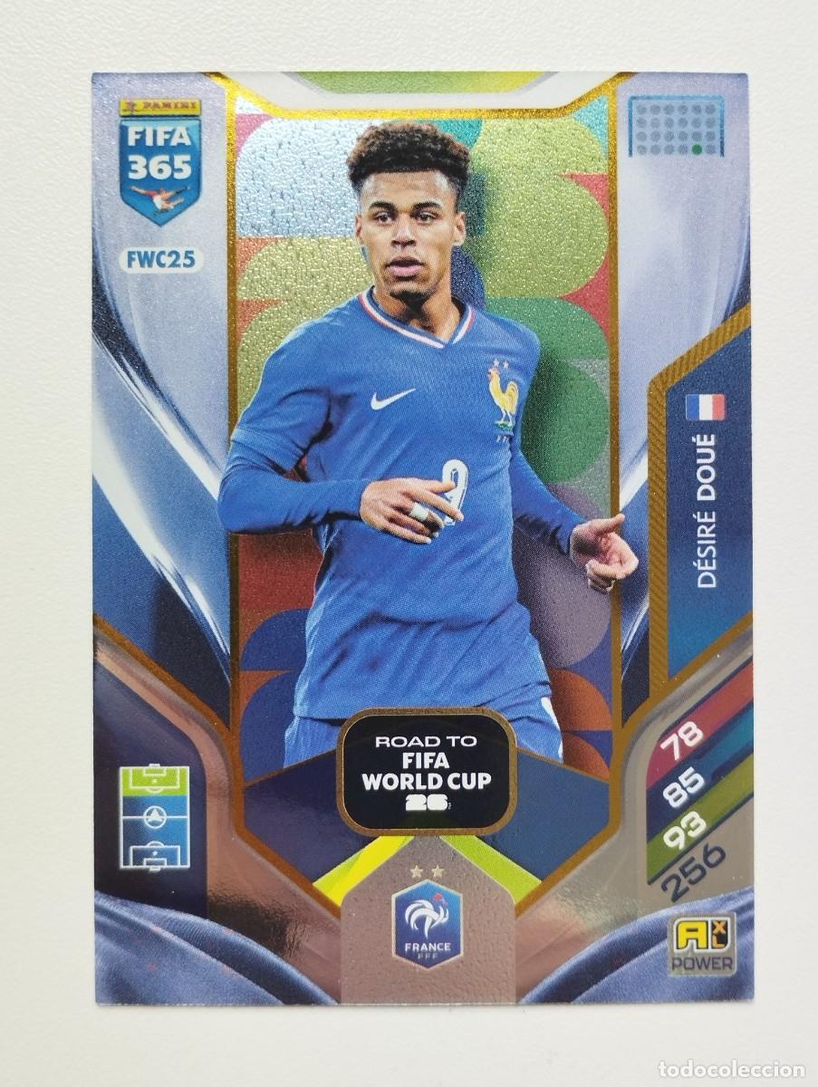 Cartes &agrave; collectionner de Football: CROMO CARD PANINI ADRENALYN FIFA 365 2025 2026 25 26 ROAD TO WORLD CUP FRANCIA FWC25 DOUE FRANCIA
