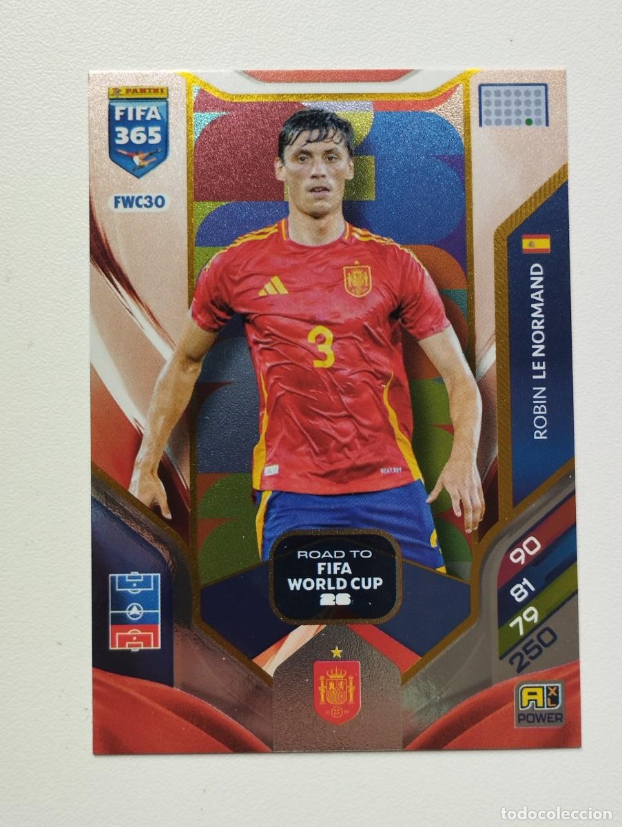 Cromos de Futebol: CROMO CARD PANINI ADRENALYN FIFA 365 2025 2026 25 26 ROAD TO WORLD CUP ESPA&Ntilde;A FWC30 LE NORMAND