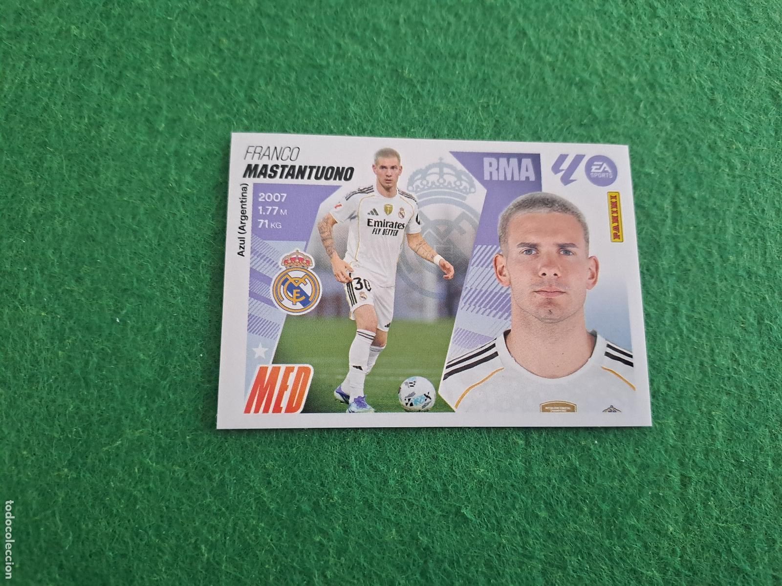 Figurine di Calcio: liga este 2025 2026 25 26 nuevo 3 edici&oacute;n fichaje 46 mastantuono real madrid