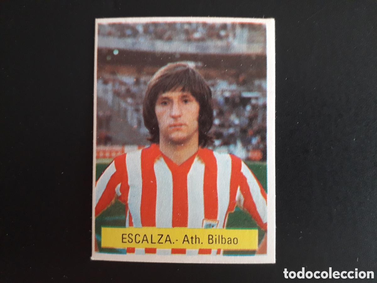 Cromos de f&uacute;tbol: ESCALZA ATHLETIC DE BILBAO FINI MU. LIGA 1975-1976 75 76 SIN PEGAR, PEDIDO M&Iacute;NIMO 3&euro;
