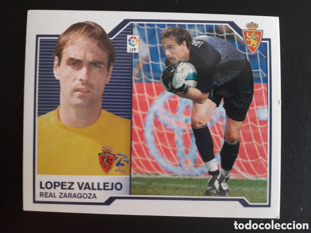 Cromos de f&uacute;tbol: L&Oacute;PEZ VALLEJO ZARAGOZA COLOCA ED ESTE 2007 2008 07 08 SIN PEGAR PEDIDO M&Iacute;NIMO 3&euro;