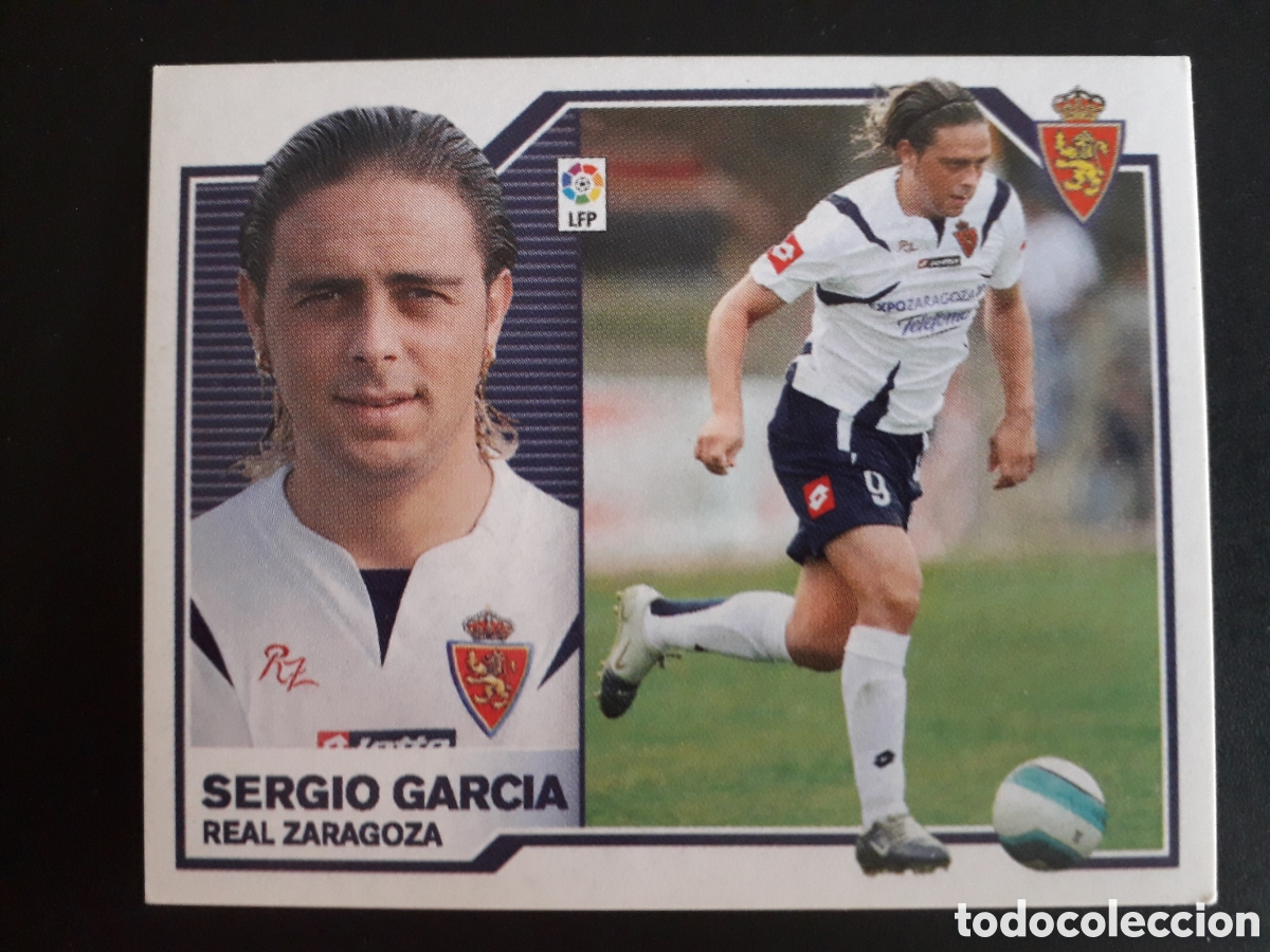 Cromos de f&uacute;tbol: SERGIO GARC&Iacute;A ZARAGOZA ED ESTE 2007 2008 07 08 SIN PEGAR PEDIDO M&Iacute;NIMO 3&euro;