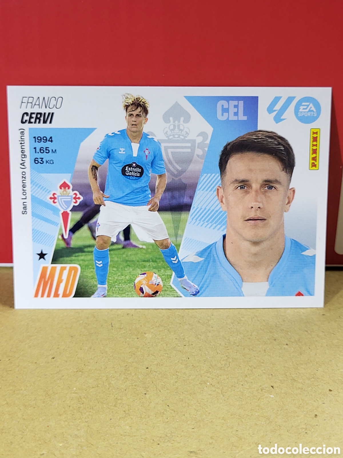Cromos de f&uacute;tbol: CERVI CELTA N&ordm; 16 LIGA ESTE 25 26 2025 2026 PANINI