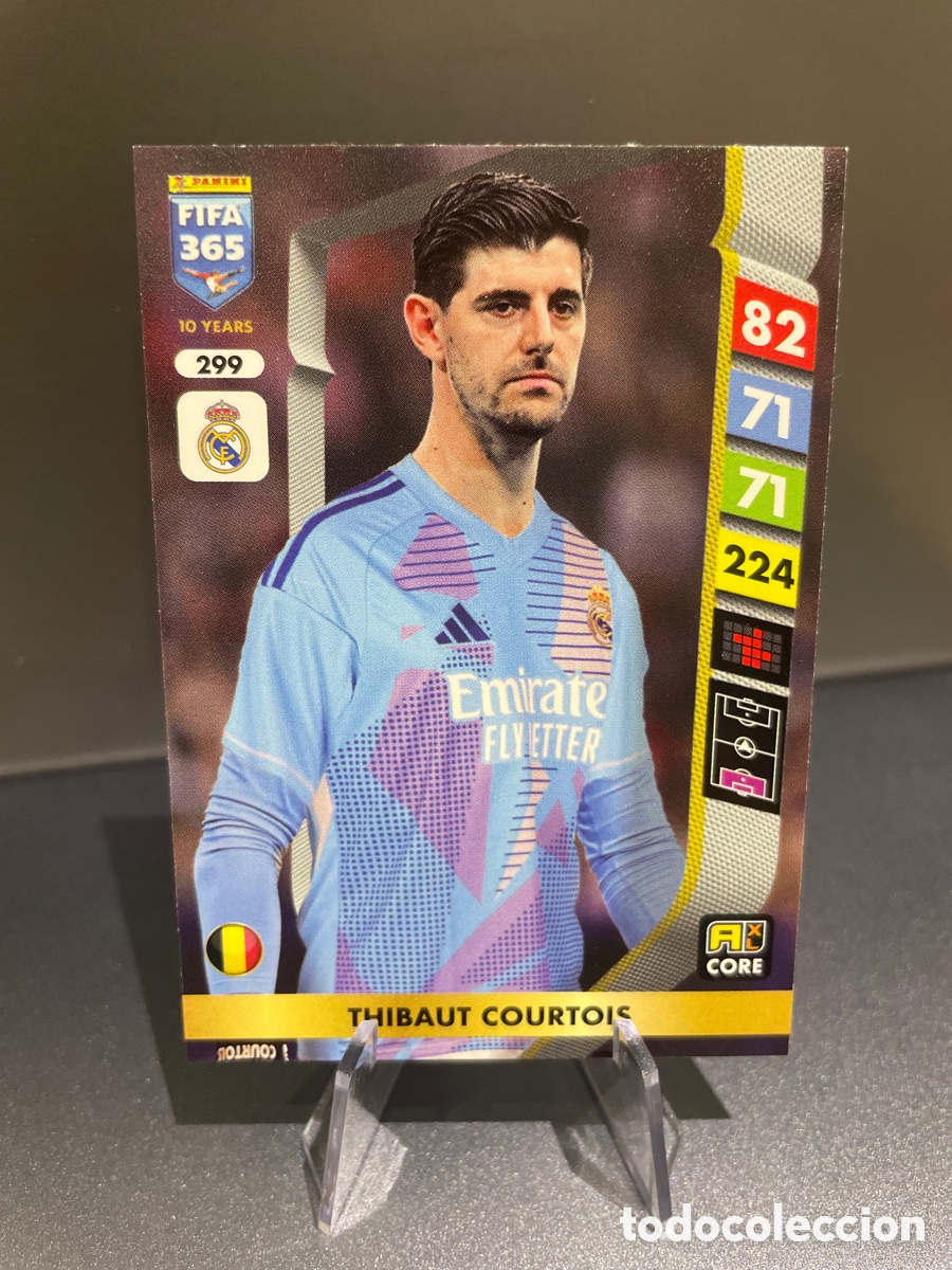 Cromos de F&uacute;tbol: Courtois 299 Panini Adrenalyn XL FIFA 365 2024-25 Real Madrid