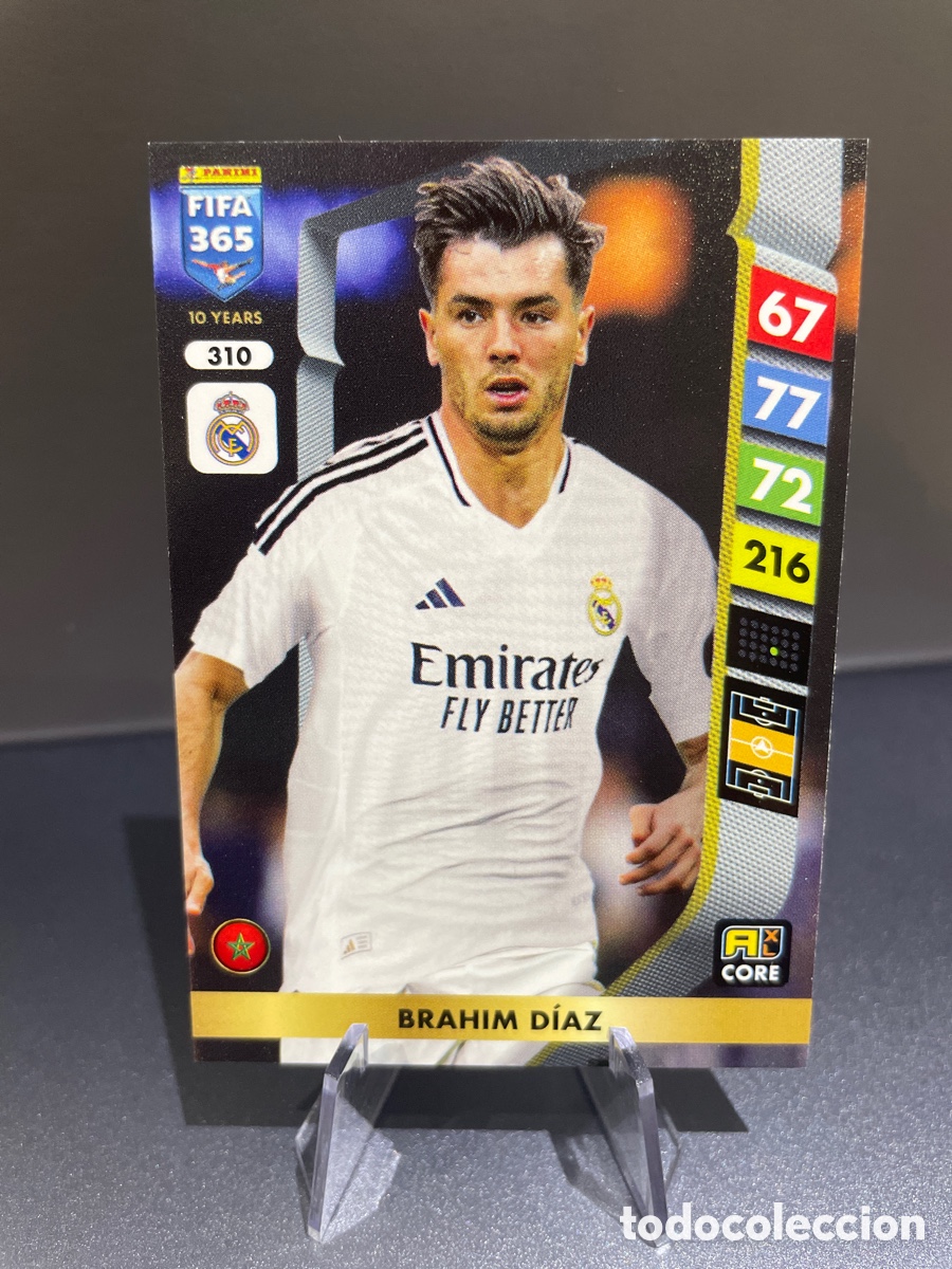 Fu&szlig;ball-Sticker: Brahim Diaz 310 Panini Adrenalyn XL FIFA 365 2024-25 Real Madrid