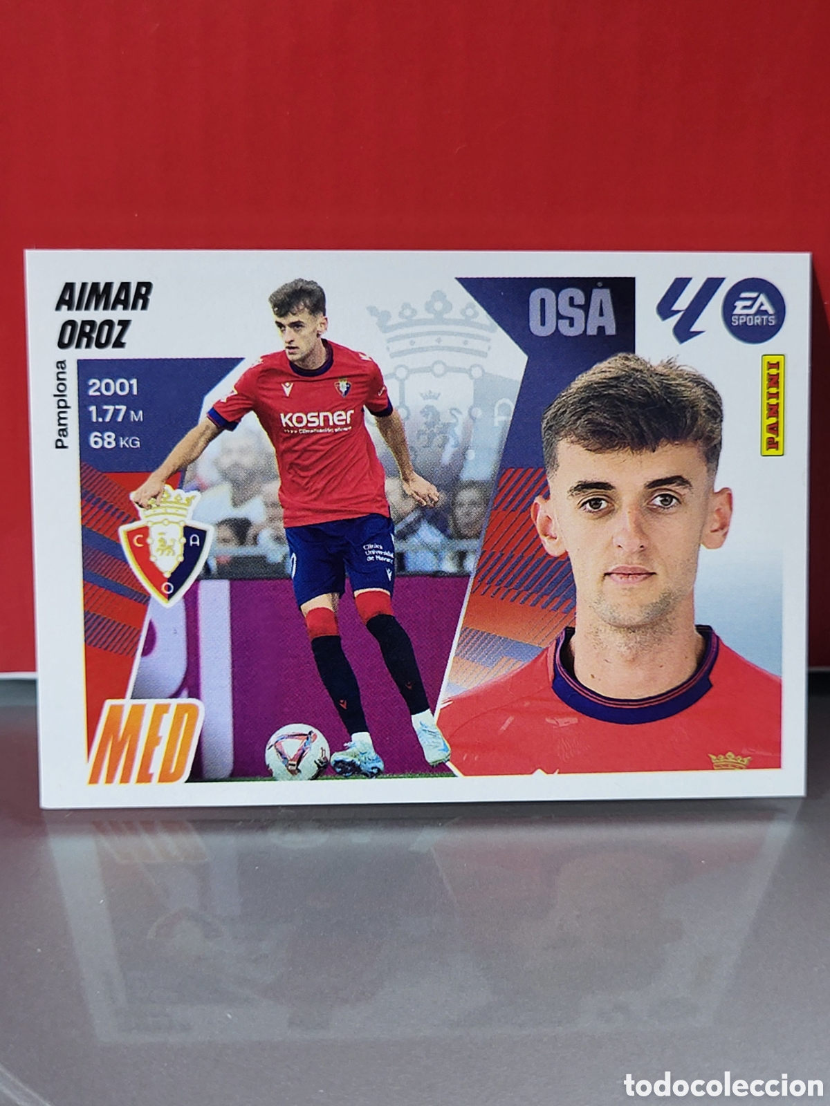 Cromos de f&uacute;tbol: AIMAR OROZ OSASUNA N&ordm; 16 LIGA ESTE 25 26 2025 2026 PANINI
