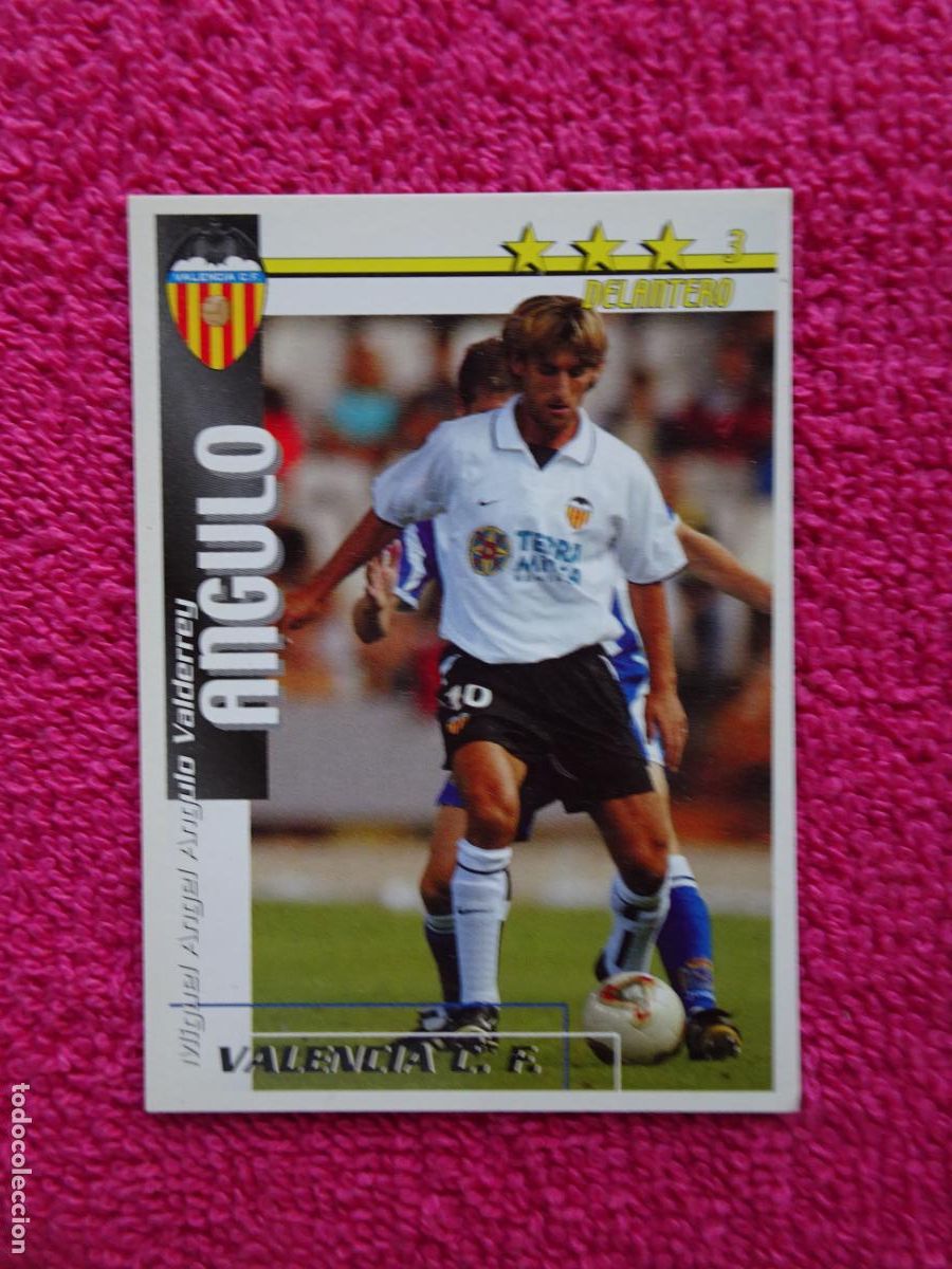 Figurine di Calcio: liga 2002-2003 angulo valencia futbol match total magic box int.