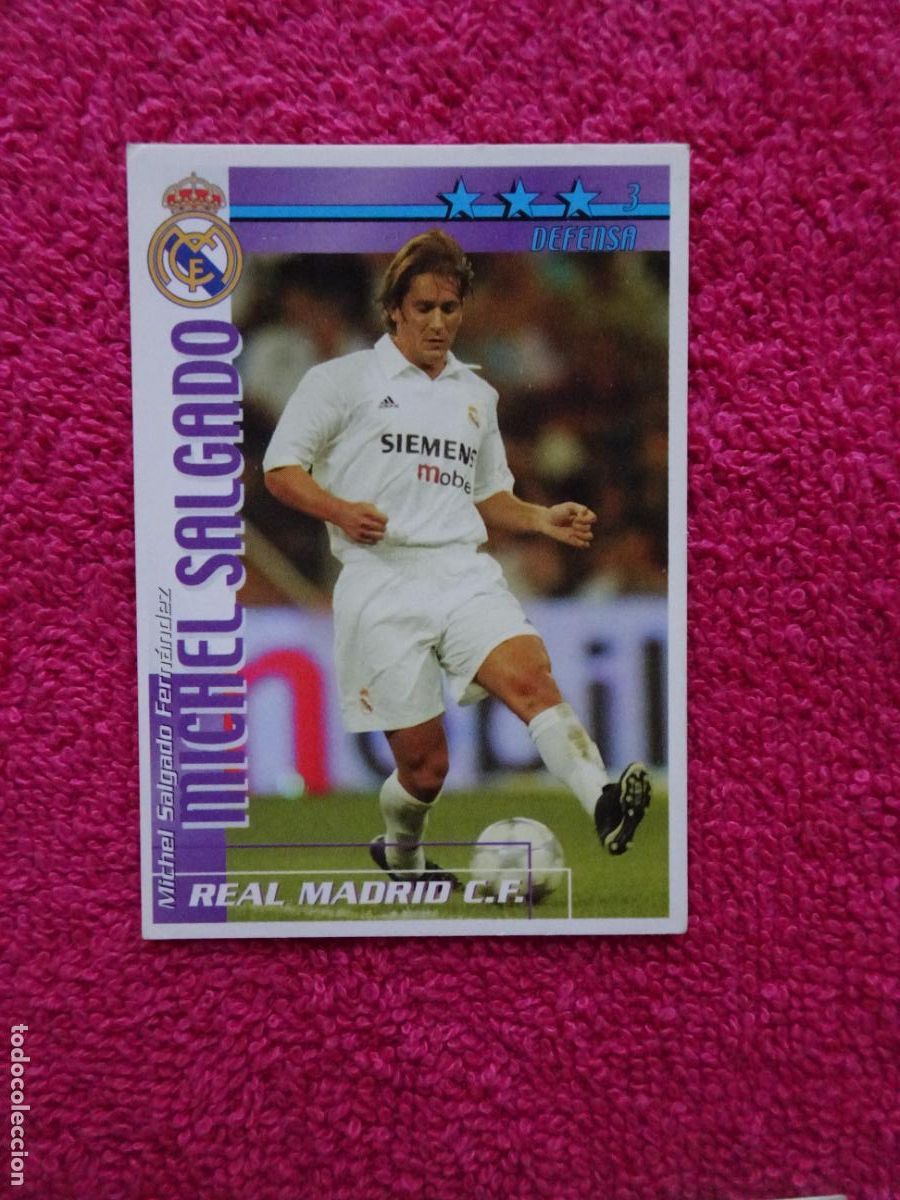 Figurine di Calcio: liga 2002-2003 michel salgado real madrid futbol match total magic box int.