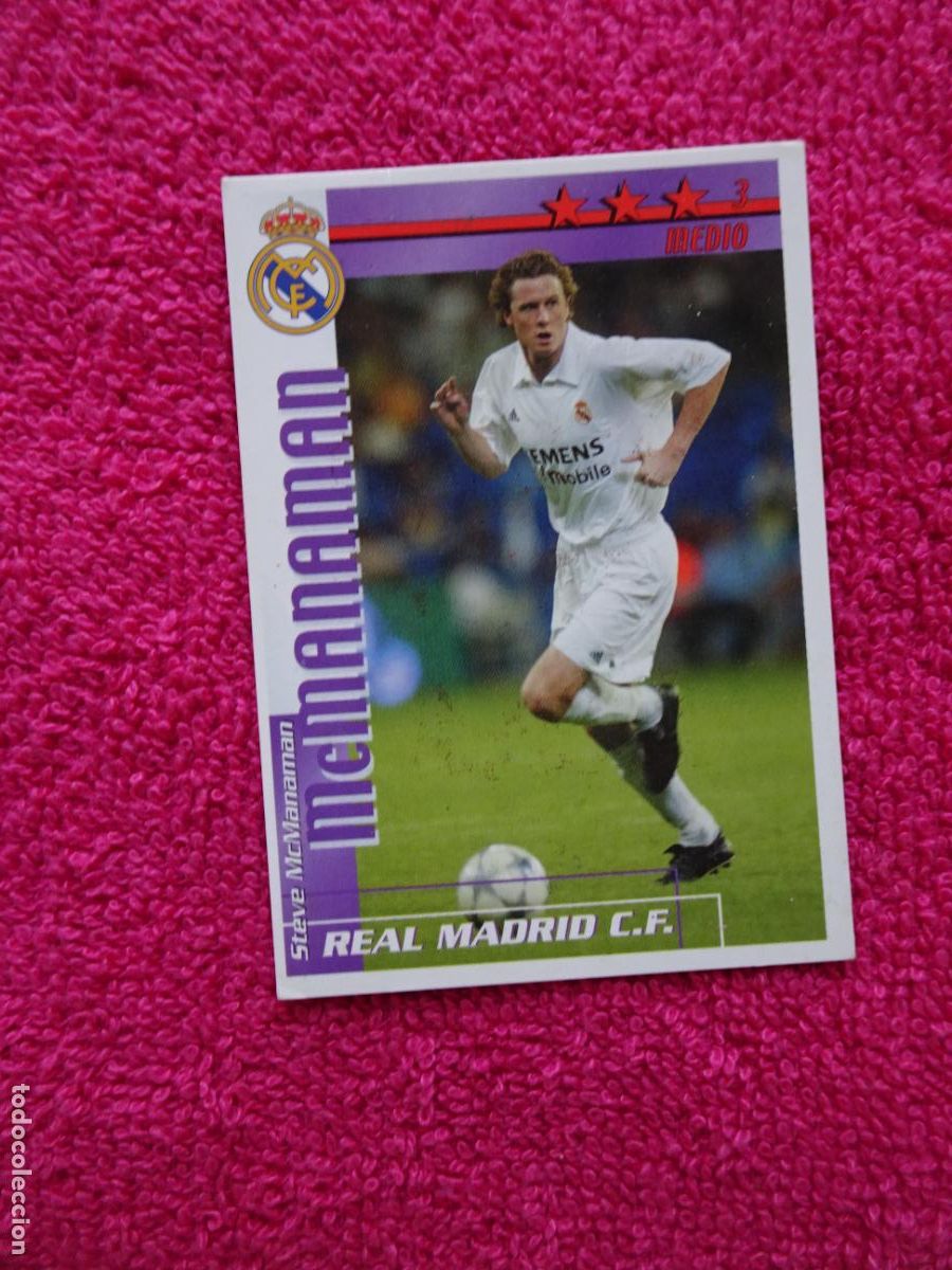 Fu&szlig;ball-Sticker: liga 2002-2003 mcmanaman real madrid futbol match total magic box int.