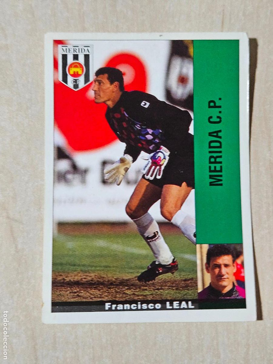 Figurine di Calcio: CROMO LEAL - MERIDA - LIGA PANINI 95 96 - SIN PEGAR -