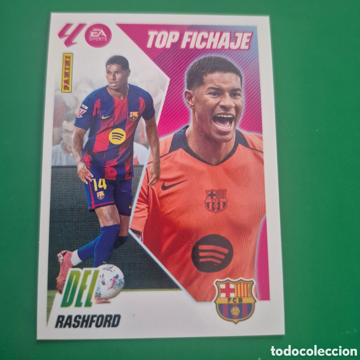 Cromos de Futebol: CROMO FUTBOL RASHFORD F.C BARCELONA TOP FICHAJE SIN PEGAR N&ordm; 69 LIGA ESTE 2025-2026/25-26 4&ordf; EDICION