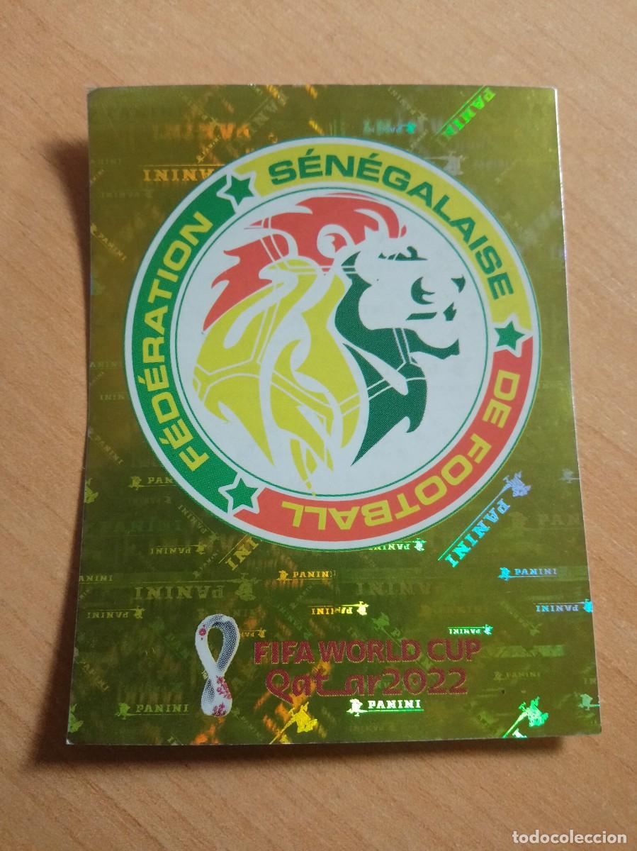Cromos de F&uacute;tbol: SEN 2 ESCUDO DE SENEGAL 2022 MUNDIAL QATAR 22 STICKERS PANINI