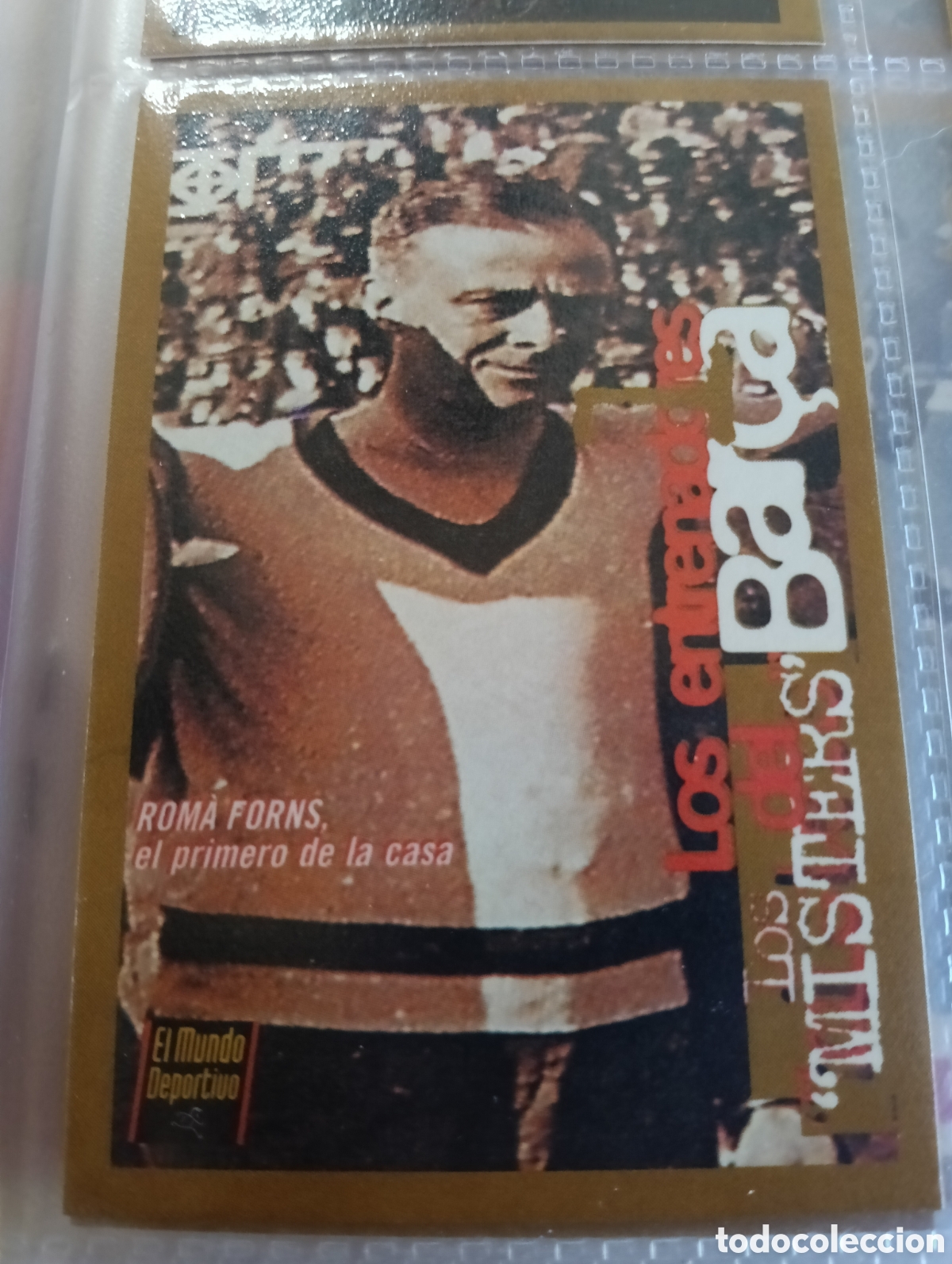 Cromos de Futebol: LOS ENTRENADORES DEL BARCELONA EL MUNDO DEPORTIVO 1995 - &Aacute;LBUM DE ORO DEL BAR&Ccedil;A