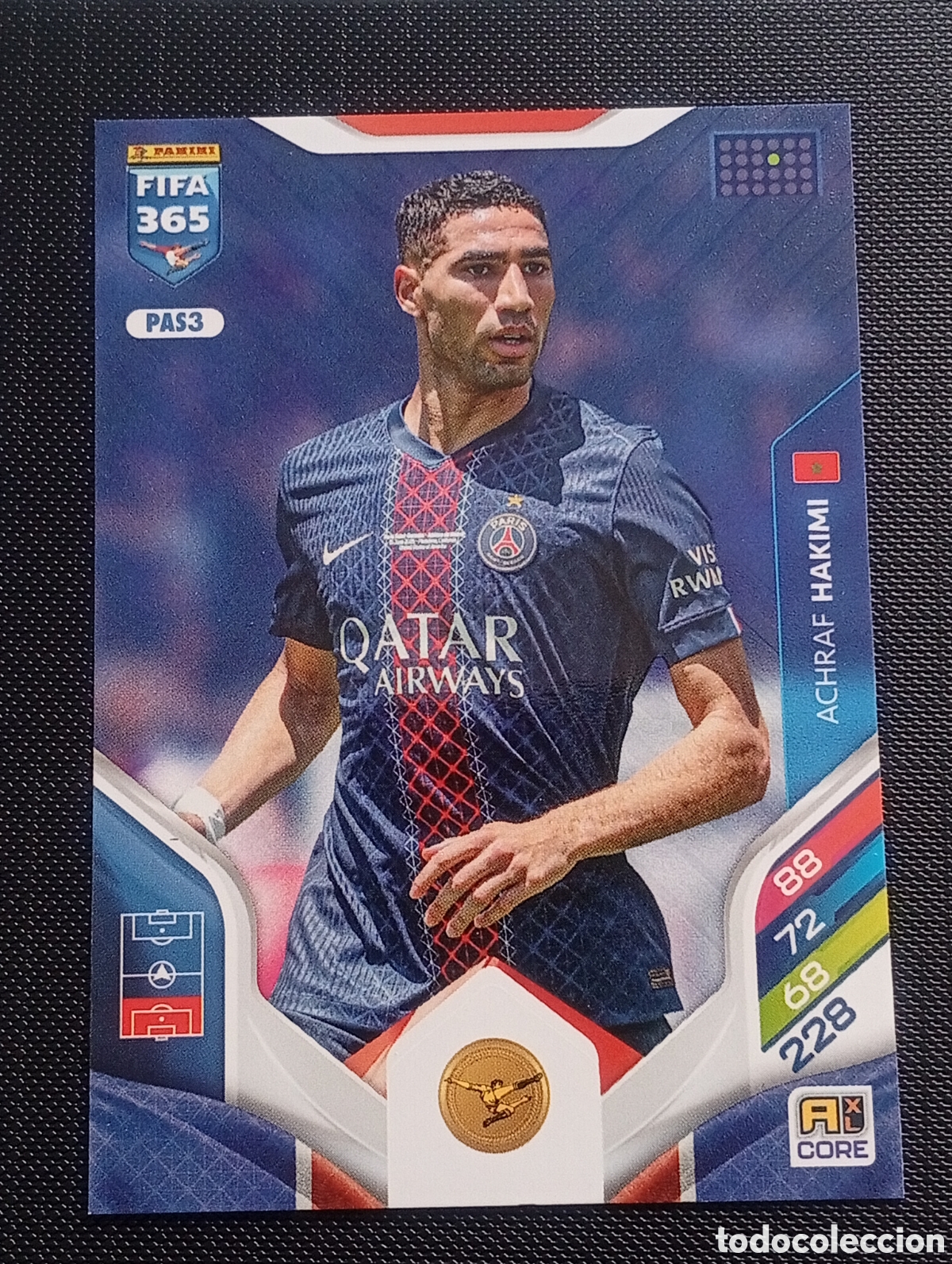 Fu&szlig;ball-Sticker: PAS3 core HAKIMI PSG ADRENALYN FIFA 365 2025 2026 25 26 CROMO PANINI TOPPS