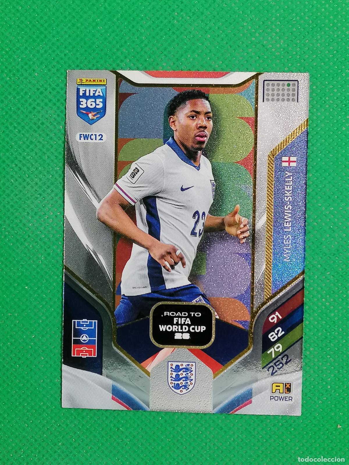 Cromos de Futebol: FWC12 MYLES LEWIS SKELLY INGLATERRA ROAD WORLD CUP ⚽ PANINI ADRENALYN FIFA 365 2025 2026 25 26 ⚽