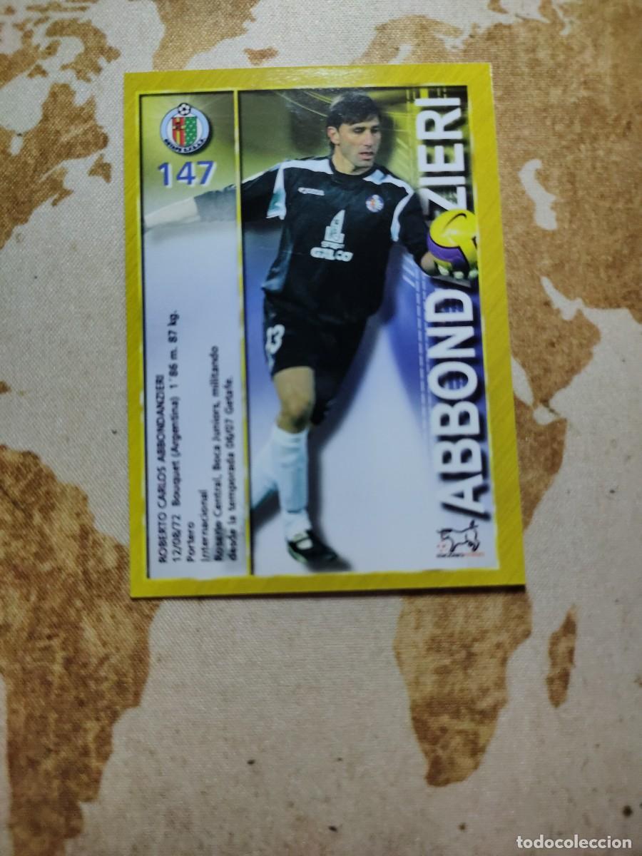 Cromos de f&uacute;tbol: Ediciones Estadio Getafe 147 ABBONDANZIERI 2007-08 - Foto 2