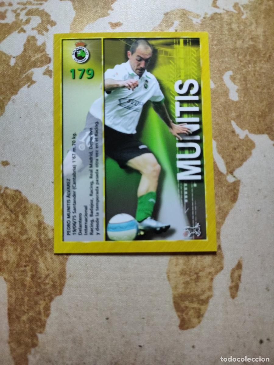 Cromos de f&uacute;tbol: Ediciones Estadio Racing Santander 179 MUNITIS 2007-08 - Foto 2