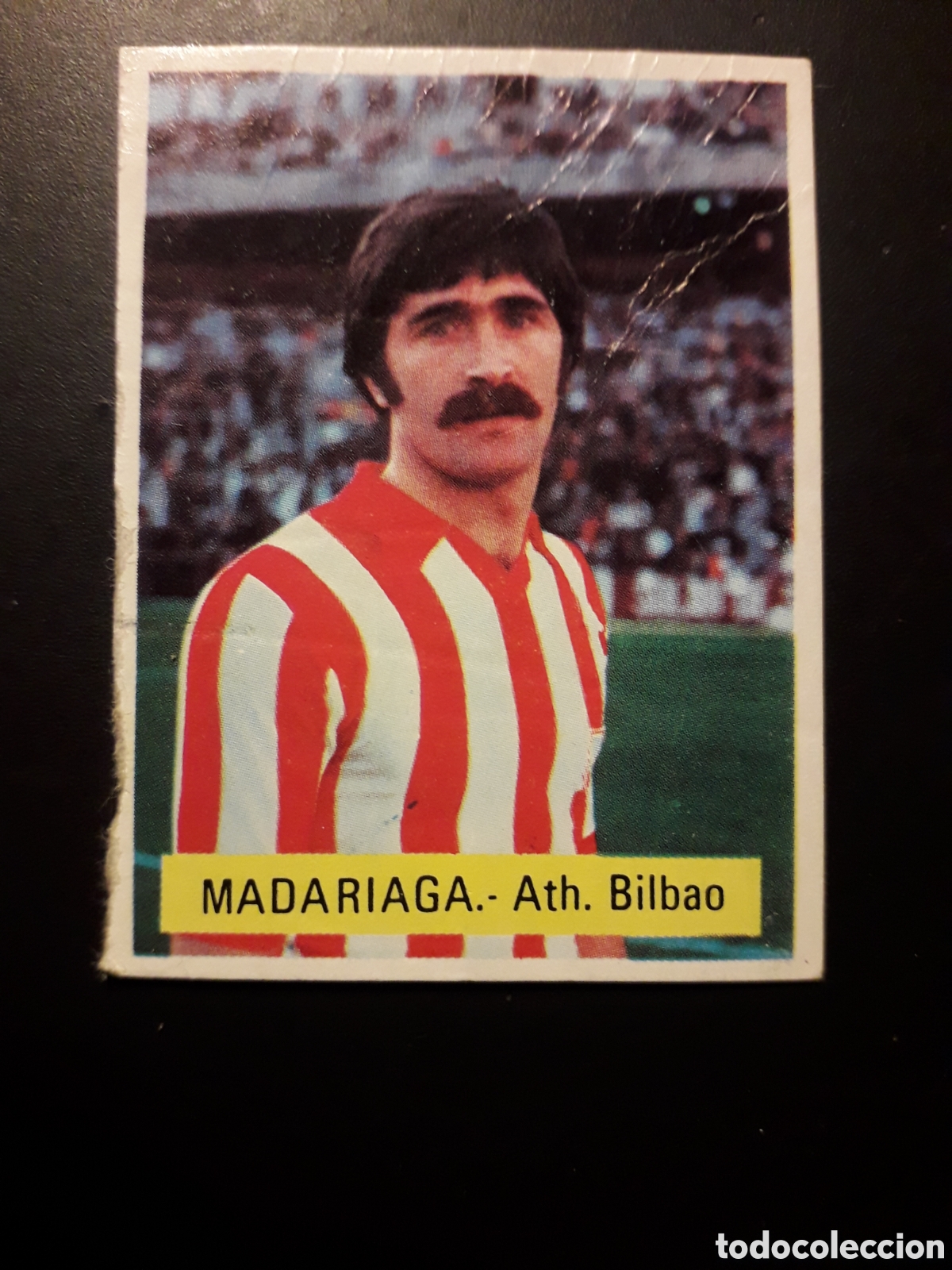 Cromos de f&uacute;tbol: MADARIAGA ATHLETIC DE BILBAO FINI MU LIGA 1975-1976 75 76 DESPEGADO, ARRUGAS PEDIDO M&Iacute;NIMO 3&euro;