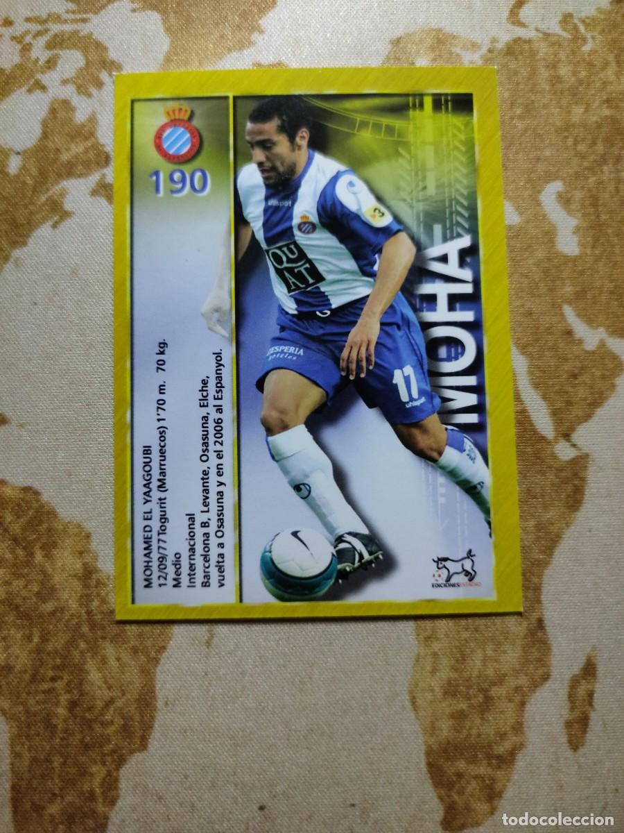 Cromos de f&uacute;tbol: Ediciones Estadio Espanyol 190 MOHA 2007-08 - Foto 2