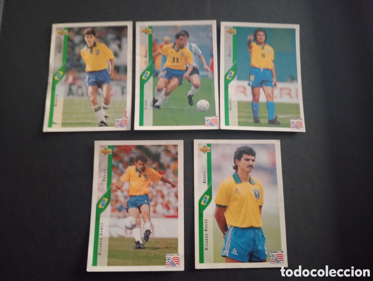 Cromos de Futebol: 5 cromos brasil usa 94 upper deck