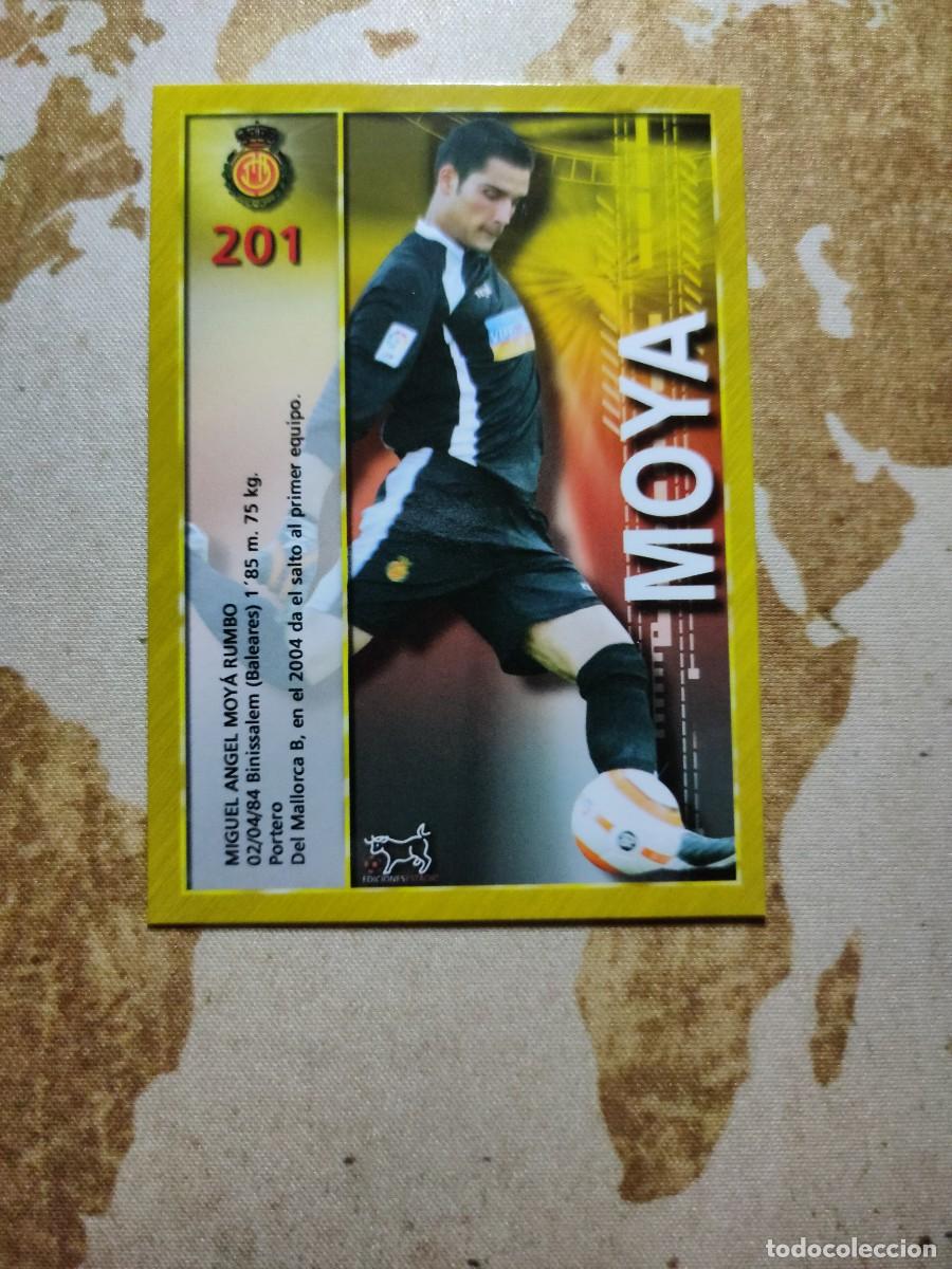 Cromos de f&uacute;tbol: Ediciones Estadio Mallorca 201 MOYA 2007-08 - Foto 2