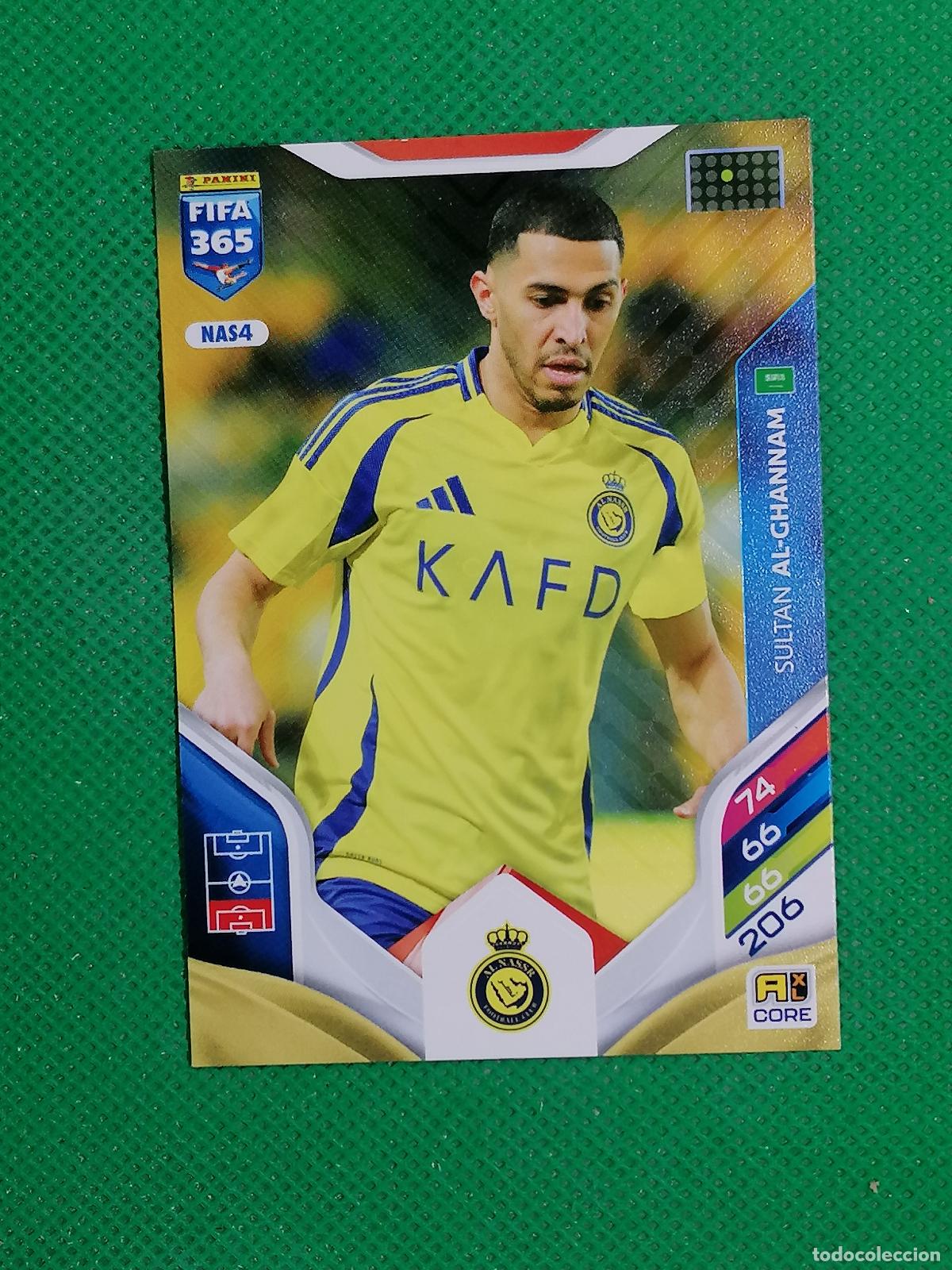 Cartes &agrave; collectionner de Football: NAS4 SULTAN AL GHANNAM AL NASSR ⚽ PANINI ADRENALYN FIFA 365 2025 2026 25 26 ⚽