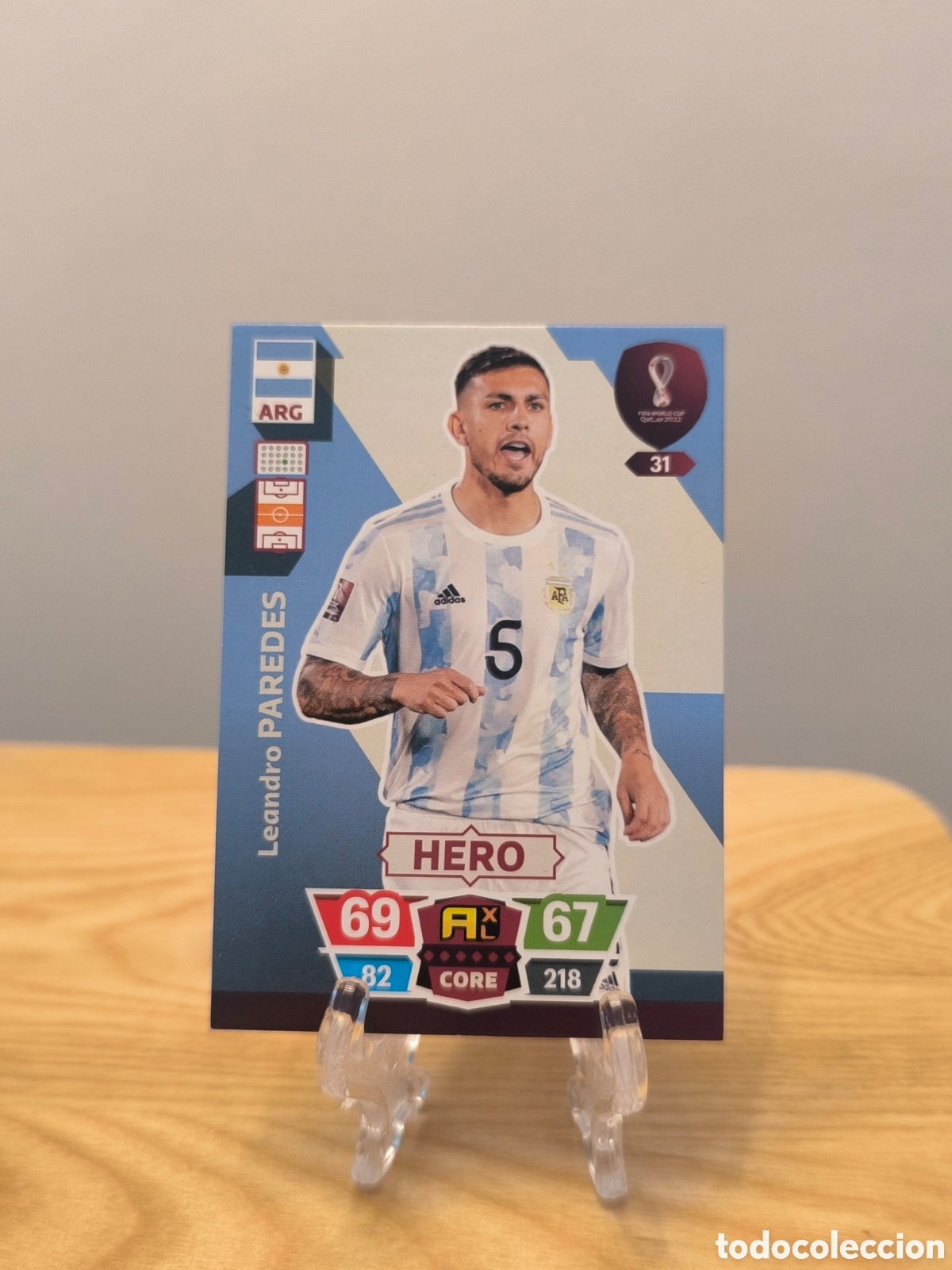 Fu&szlig;ball-Sticker: Leandro Paredes Adrenalyn Argentina