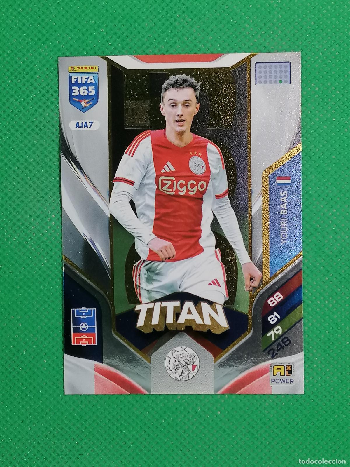 Cromos de F&uacute;tbol: AJA7 YOURI BASS TITAN AJAX ⚽ PANINI ADRENALYN FIFA 365 2025 2026 25 26 ⚽