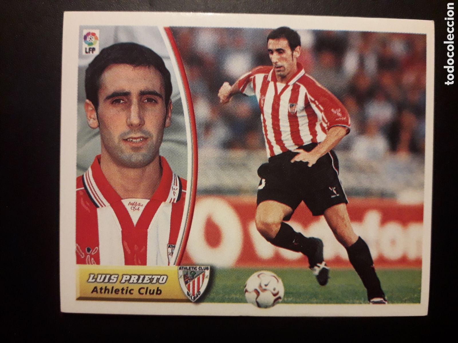 Cromos de F&uacute;tbol: LUIS PRIETO ATHLETIC DE BILBAO ED ESTE 2003-2004 03 04 SIN PEGAR. PEDIDO M&Iacute;NIMO 3&euro;