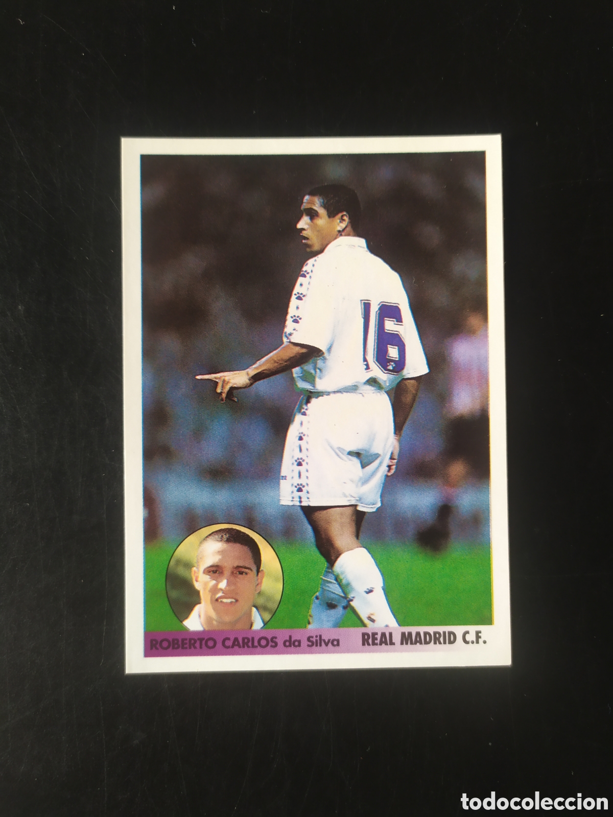 Cartes &agrave; collectionner de Football: Mejores equipos Europa 1996 1997 96 97 panini Roberto Carlos n&deg; 228 Real Madrid sin pegar