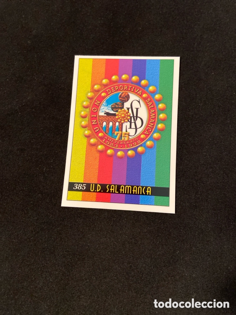 Fu&szlig;ball-Sticker: ESCUDO 385 (SALAMANCA) MUNDICROMO 1999-2000 99 00 FICHAS LIGA F-1