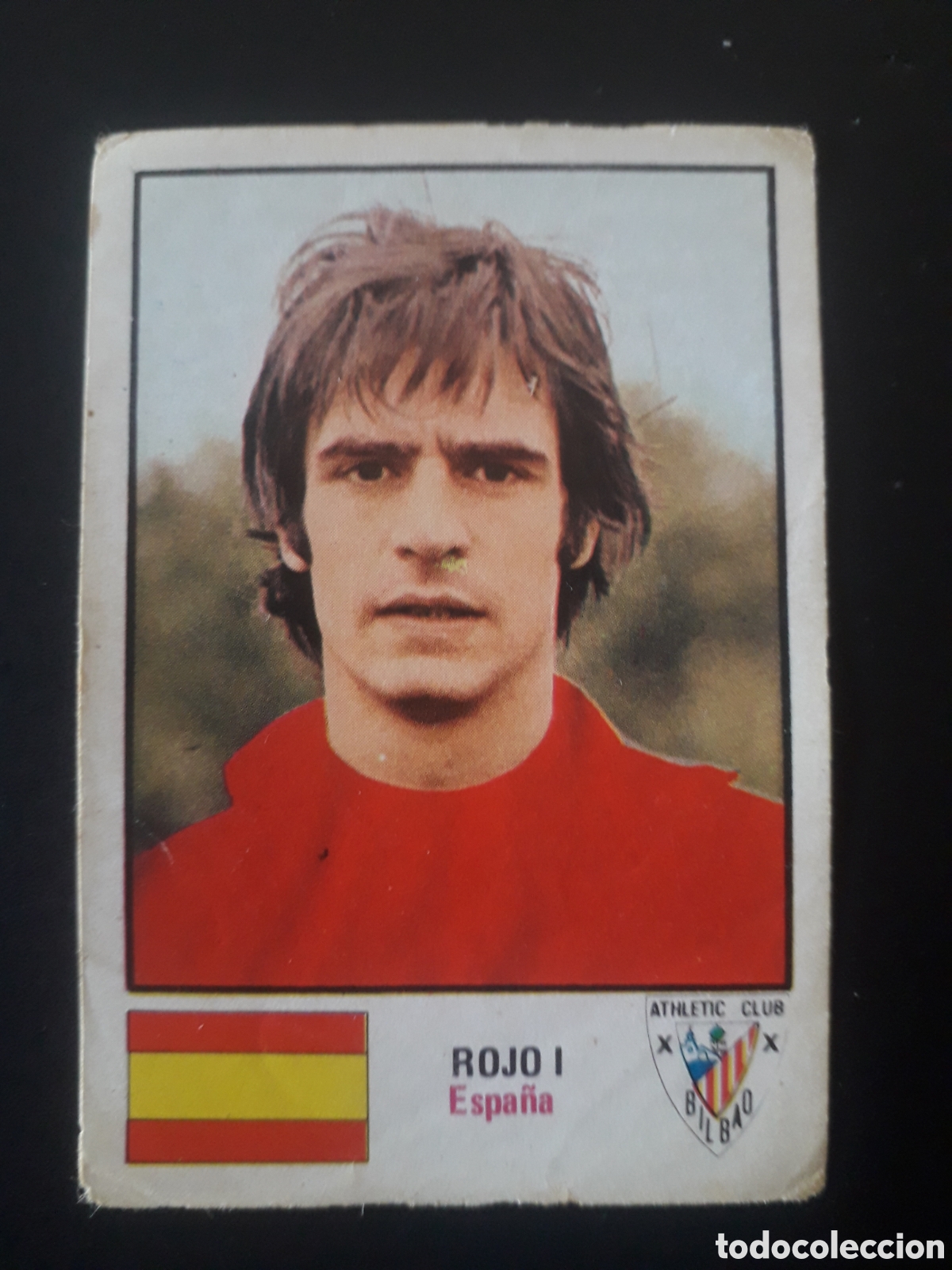 Cromos de f&uacute;tbol: ROJO I ESPA&Ntilde;A ATHLETIC DE BILBAO FHER MUNDIAL MUNICH 74 N&deg; 24 SIN PEGAR, PEDIDO M&Iacute;NIMO 3&euro;