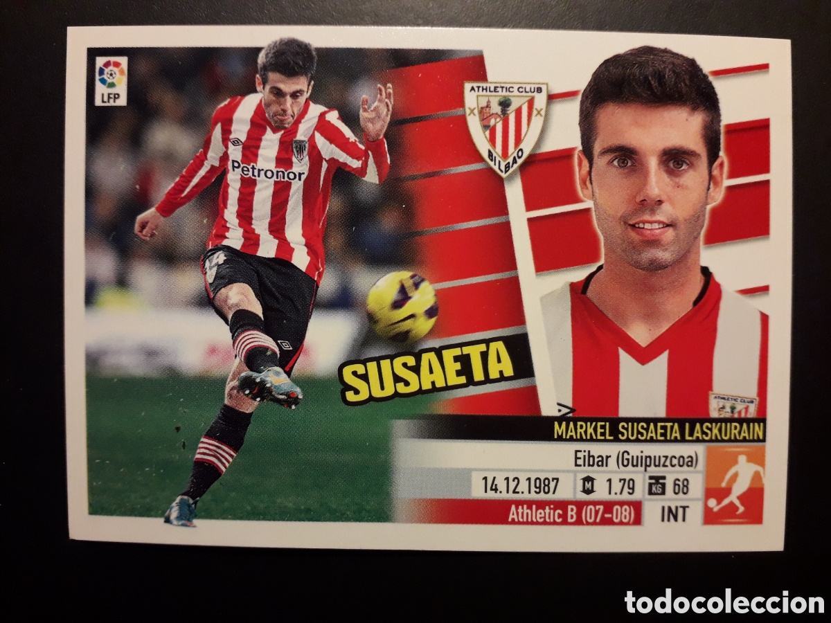 Cromos de F&uacute;tbol: SUSAETA ATHLETIC DE BILBAO N&deg; 11 ED ESTE 2013 2014 13 14 SIN PEGAR PEDIDO M&Iacute;NIMO 3&euro;