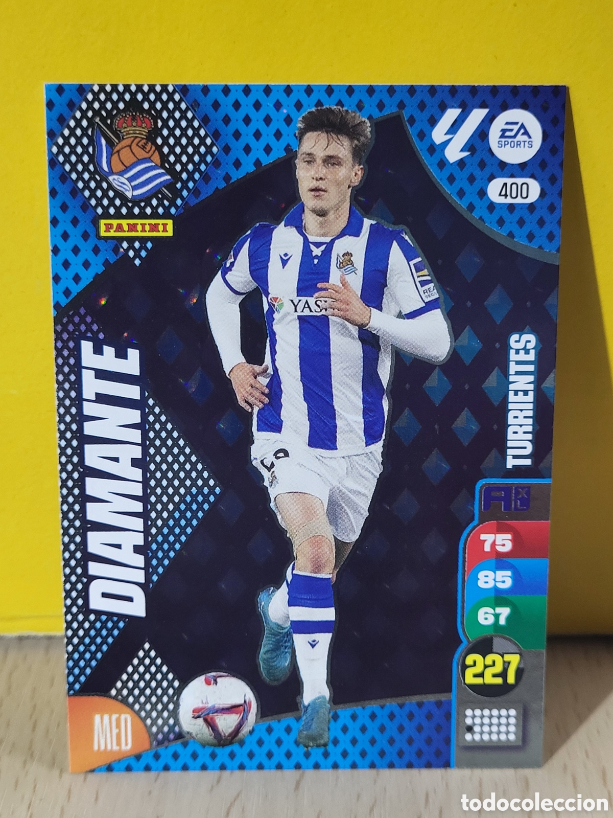 Cartes &agrave; collectionner de Football: TURRIENTES REAL SOCIEDAD DIAMANTE N&ordm; 400 ADRENALYN 24 25 2024 2025 PANINI