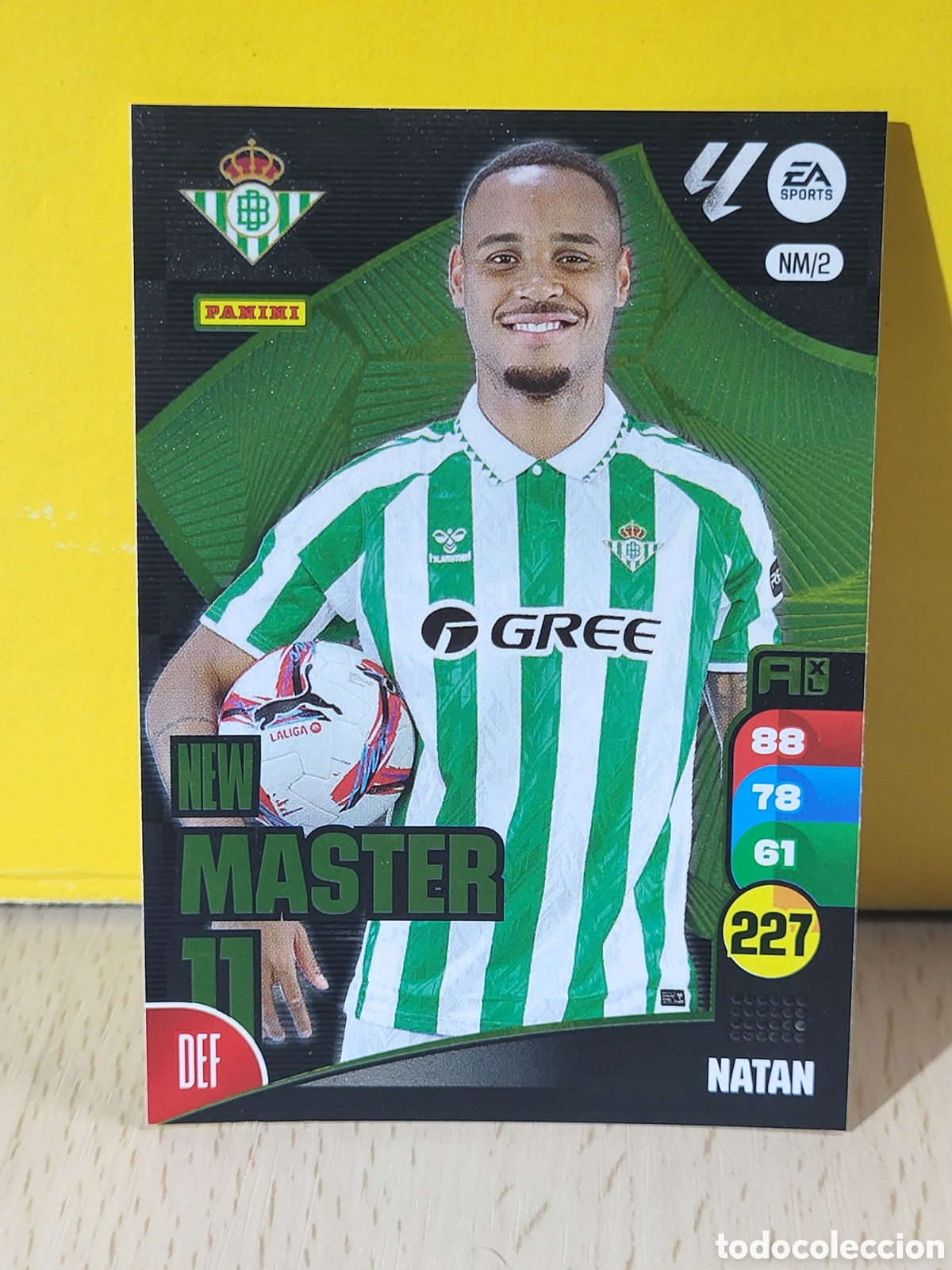 Figurine di Calcio: NATAN BETIS NEW MASTER 11 N&ordm; NM/2 ADRENALYN 24 25 2024 2025 PANINI
