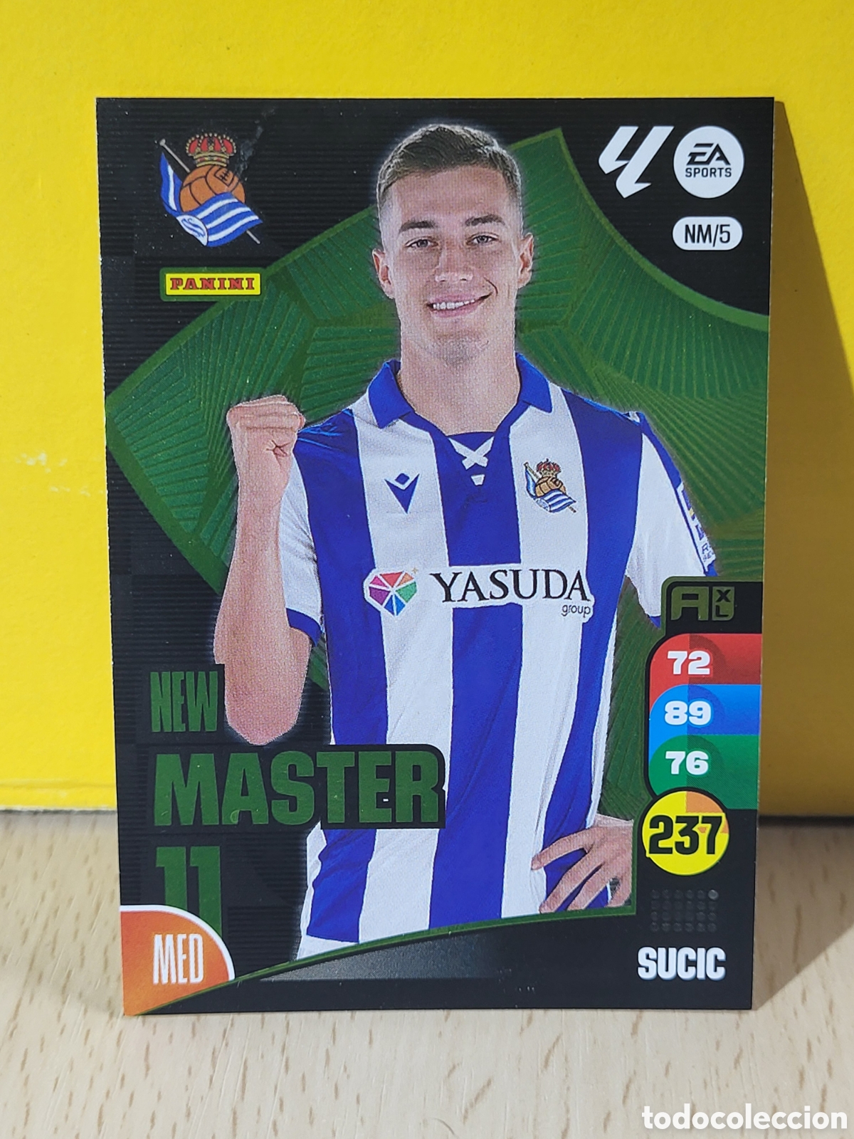 Cartes &agrave; collectionner de Football: SUCIC REAL SOCIEDAD NEW MASTER 11 N&ordm; NM/5 ADRENALYN 24 25 2024 2025 PANINI