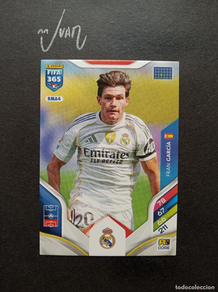 Cromos de Futebol: RMA 4 FRAN GARCIA REAL MADRID ⚽ PANINI &reg; FIFA 365 ADRENALYN XL 2025 2026 25 26 NUEVO CODIGO SIN USAR