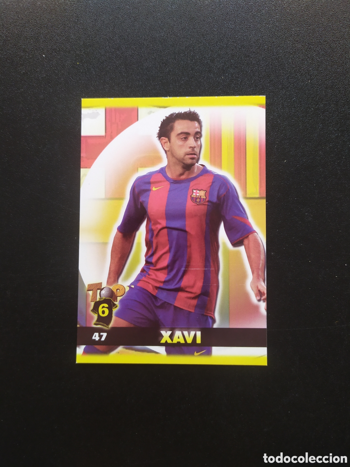 Cromos de F&uacute;tbol: Mundicromo top Liga 2004 2005 04 05 Xavi mate n&deg; 47 Barcelona