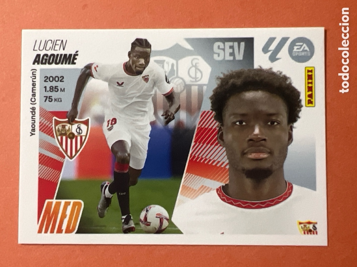 Fu&szlig;ball-Sticker: C8571. CROMO PANINI LIGA ESTE 2025-26 (25 - 26) - N&ordm; 13 - AGOUM&Eacute; - SEVILLA