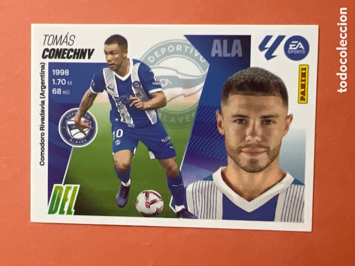 Figurine di Calcio: C8654. N&ordm; 19 CONECHNY ALAVES LIGA ESTE 25 26 2025 2026 SIN PEGAR NUNCA PEGADO
