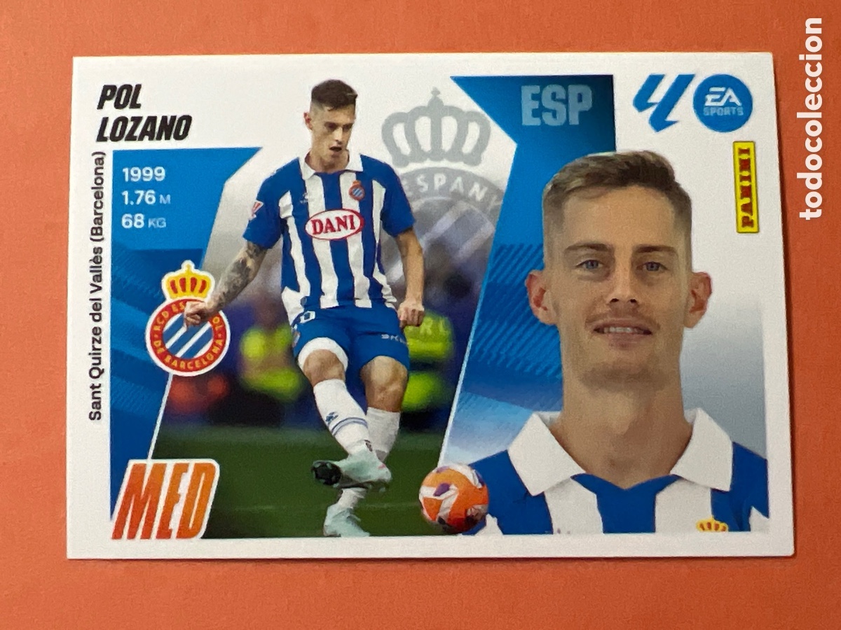 Fu&szlig;ball-Sticker: C8692. POL LOZANO RCD ESPA&Ntilde;OL ESPANYOL N&ordm; 15 LIGA ESTE 25 26 2025 2026 PANINI