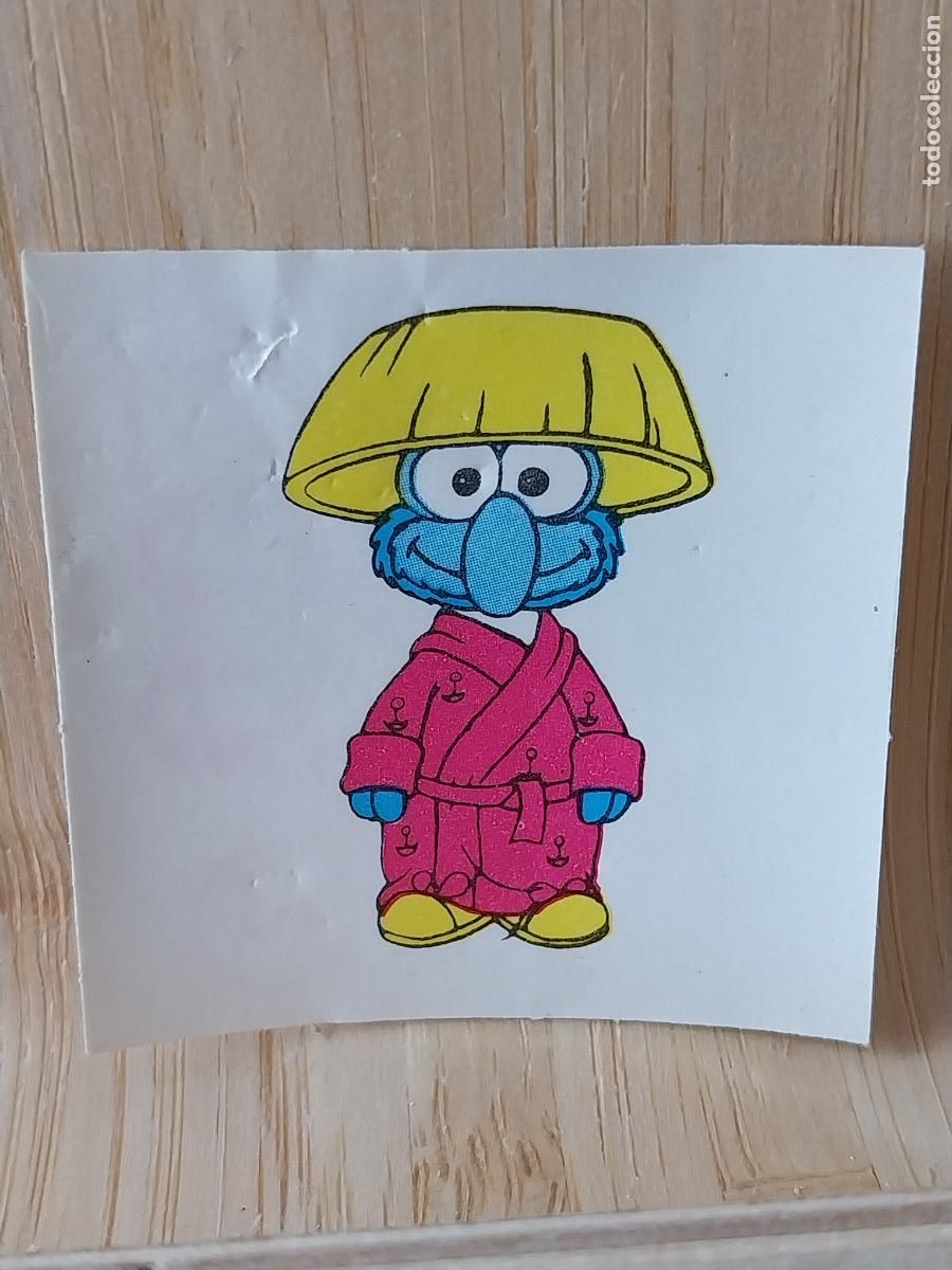 Cromos de F&uacute;tbol: PEQUE&Ntilde;ECOS RISI A&Ntilde;O 1986 QUIOSCO PREMIUM BARRIO SESAMO ORIGINAL CROMO 2 SIN PEGAR NUNCA