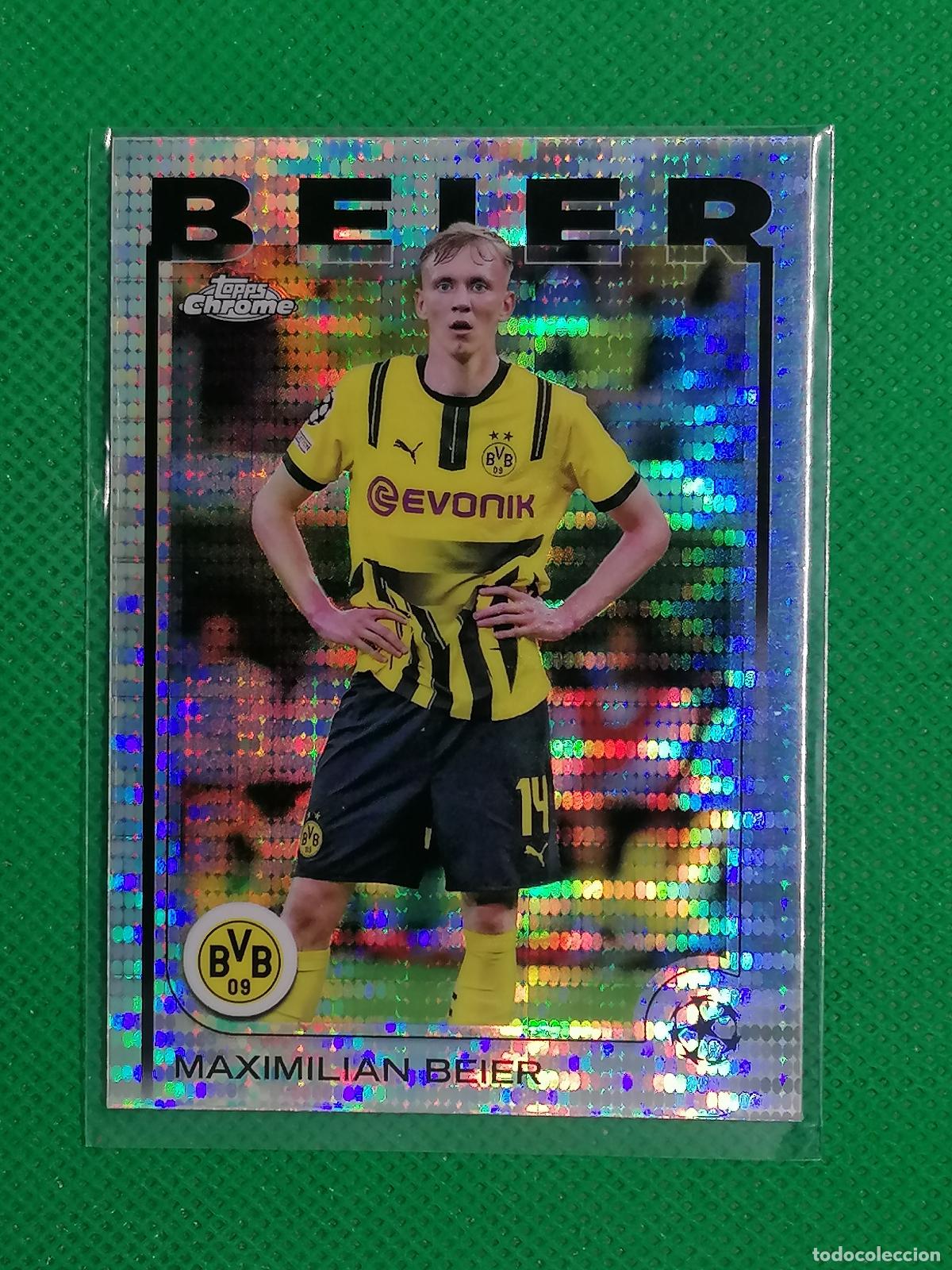 Cromos de Futebol: 159 MAXIMILIAN BEIER BORUSSIA DORTMUND PULSAR ⚽ TOPPS CHROME UCC 24 25 2024 2025 ⚽