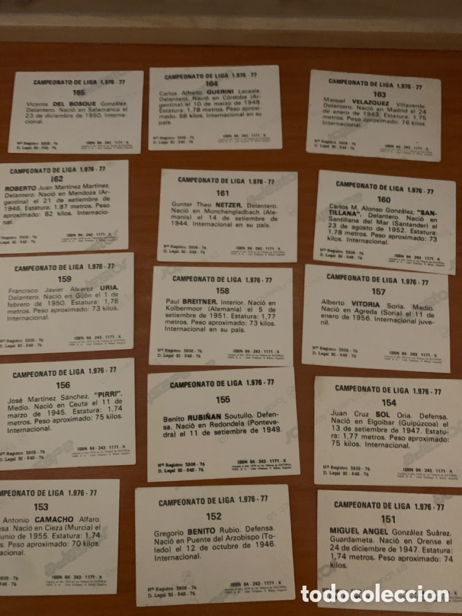 Cromos de f&uacute;tbol: Cromos fher disgra 76-77 - Foto 2