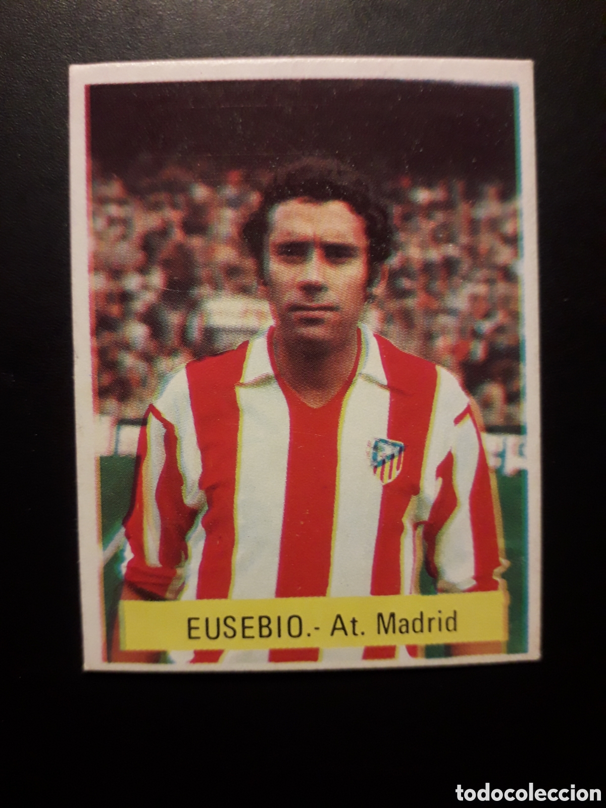 Cromos de f&uacute;tbol: EUSEBIO AT MADRID FINI MU LIGA 1975-1976 75 76 SIN PEGAR, PEDIDO M&Iacute;NIMO 3&euro;