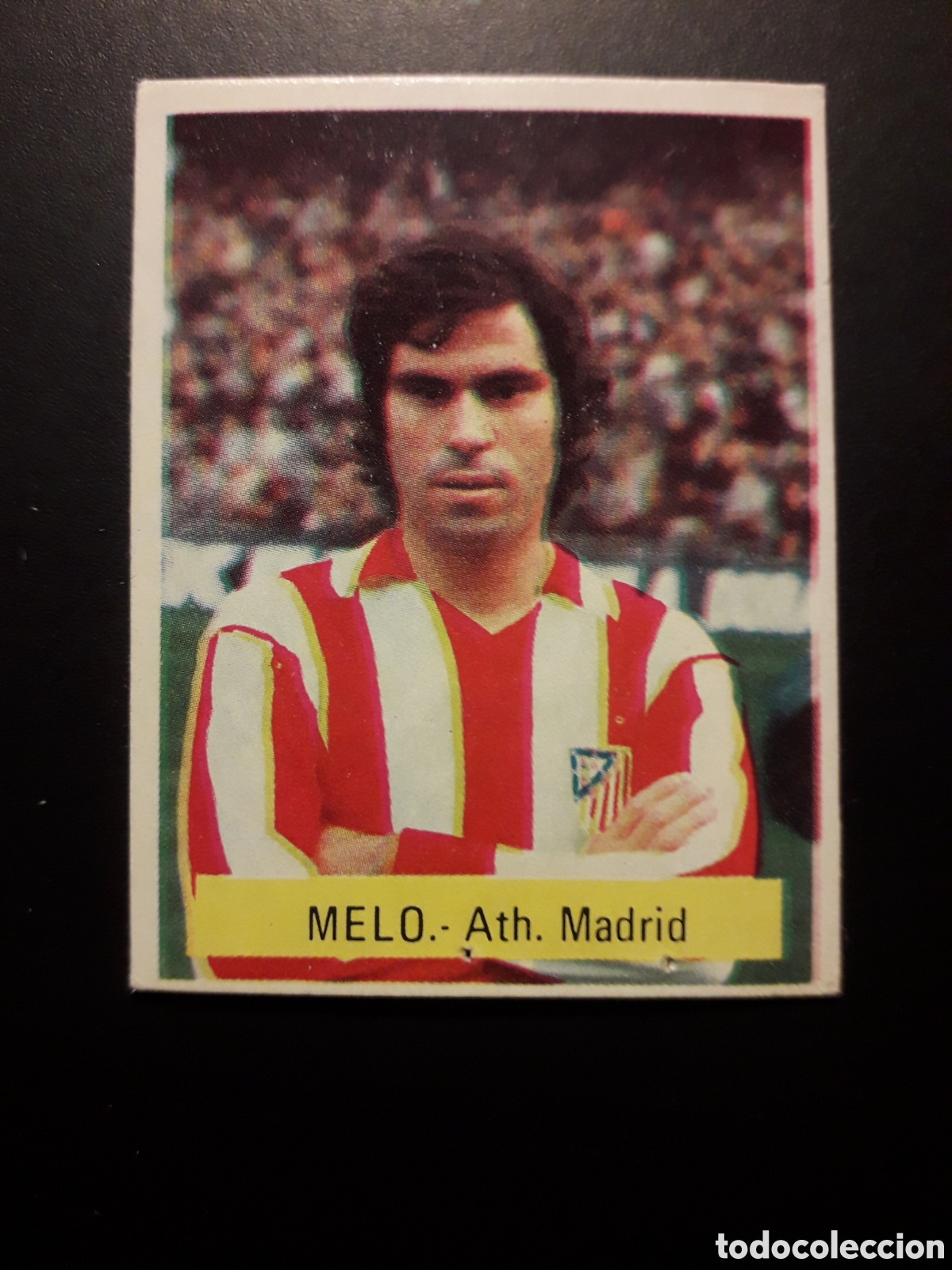 Cromos de f&uacute;tbol: MELO AT MADRID FINI MU LIGA 1975-1976 75 76 SIN PEGAR, PEDIDO M&Iacute;NIMO 3&euro;