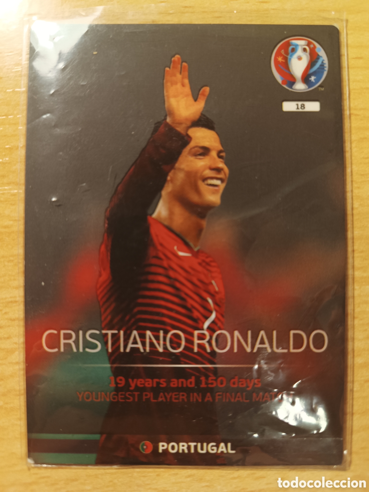 Cromos de F&uacute;tbol: 18 CRISTIANO RONALDO PORTUGAL ADRENALYN EURO 2016 EUROCOPA FRANCIA PANINI F&Uacute;TBOL
