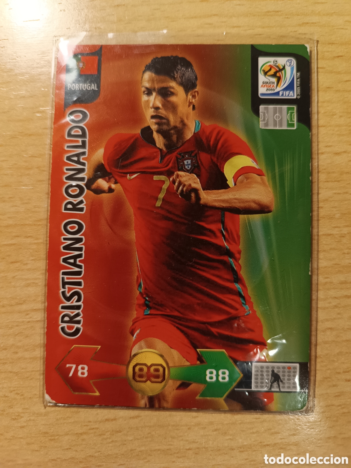 Cromos de F&uacute;tbol: CRISTIANO RONALDO PORTUGAL 2010 ADRENALYN XL MUNDIAL SOUTH AFRICA SUD&Aacute;FRICA PANINI